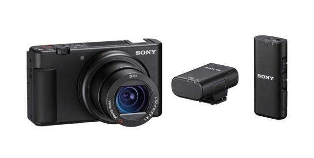 Sony ZV-1 +ECM-W2BT Wireless Microphone
