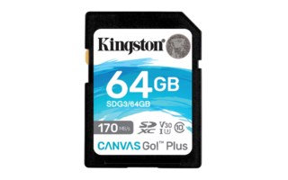 Kingston SDXC Canvas Go! Plus 64GB V30 170/70MB/s