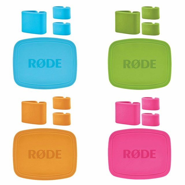 Røde Colors1 - 4 color coded Mic Caps and cable clips NT-USB Mini
