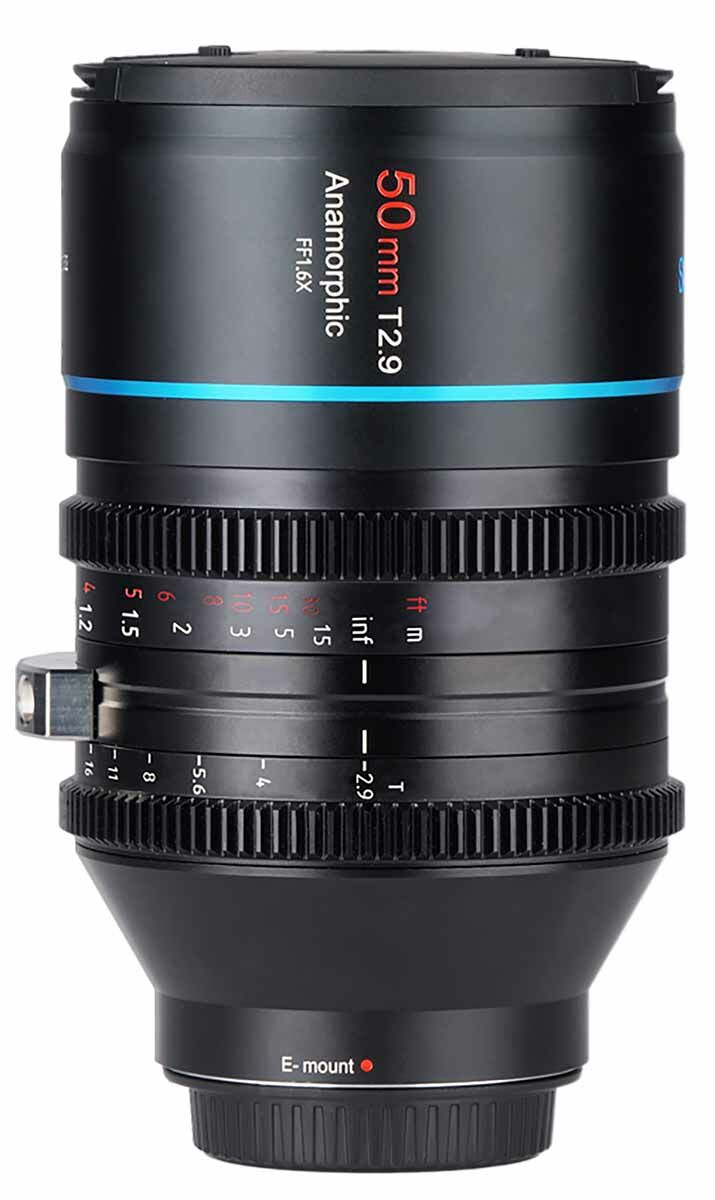 Sirui 50mm T2,9 Anamorphic lens 1,6x till Sony E | Scandinavian Photo