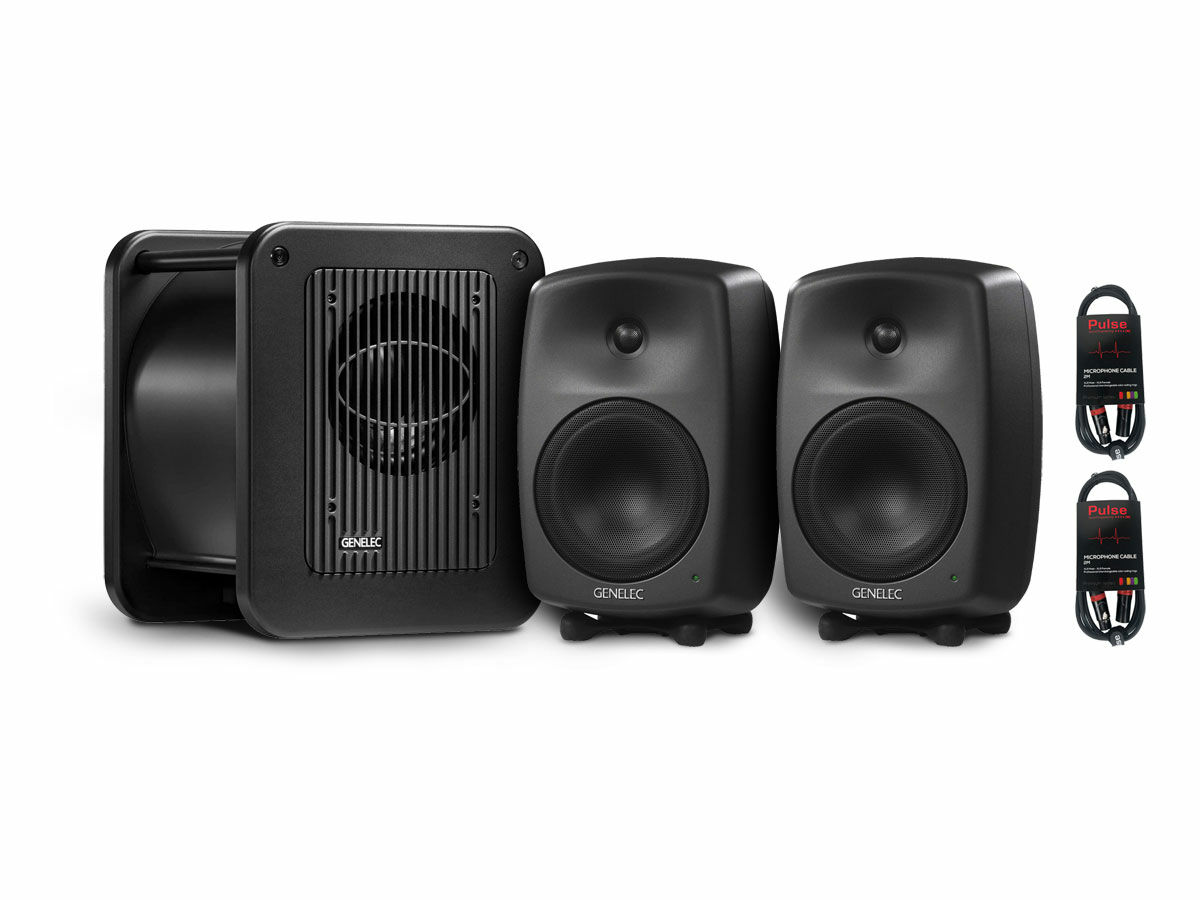 Genelec 8040B Dark Grey + 7050C Subwoofer Kit Scandinavian Photo