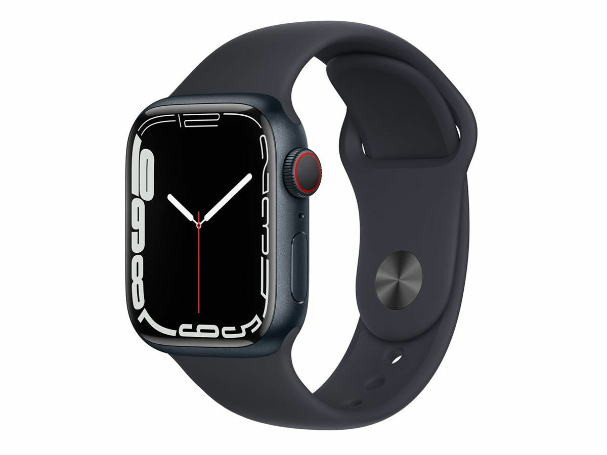 Apple Watch Series 7 41mm GPS + Cellular Midnight Aluminium Case With  Midnight Sport Band | Scandinavianphoto.se
