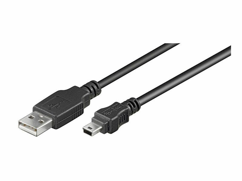 USB-A - Mini B 5 pin Cable 1,8m