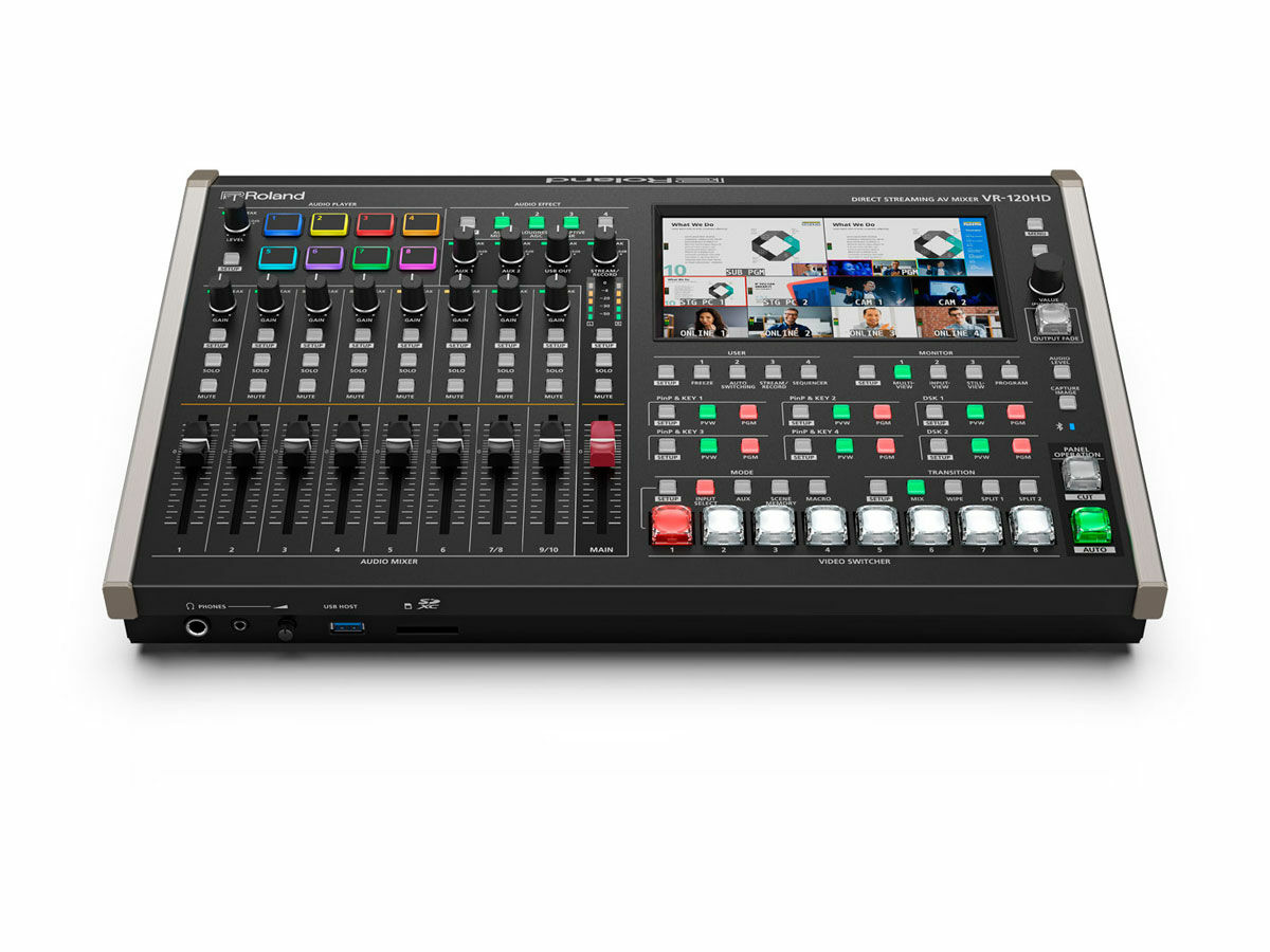 Roland VR120HD Streaming switcher Scandinavian Photo