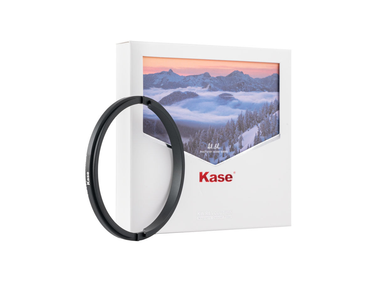 Kase Revolution R-MCUV Filter Magnetisch – 58 Mm, Stoßfestes Glas, Inkl. 2 Adapter (konventionell & Eingelegt)