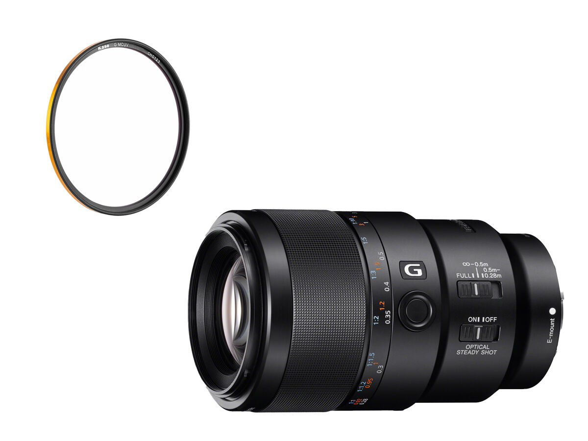 SONY FE 90mm F2.8 MACRO G OSS + フィルター Sony FE 90mm f/2.8 Macro G OSS Lens with UV Filter Kit B&H
