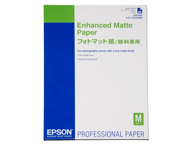 Epson Enhanced Matte A2 192gr 50blad