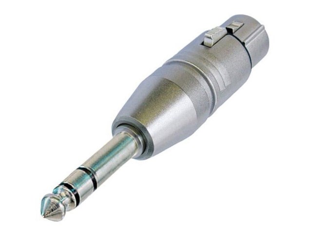 Neutrik Adapter XLR hona till Teleplugg stereo