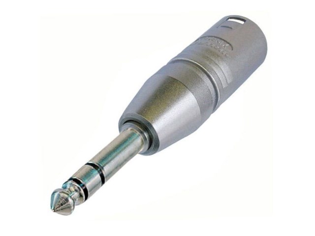 Neutrik Adapter XLR-hane till teleplugg stereo