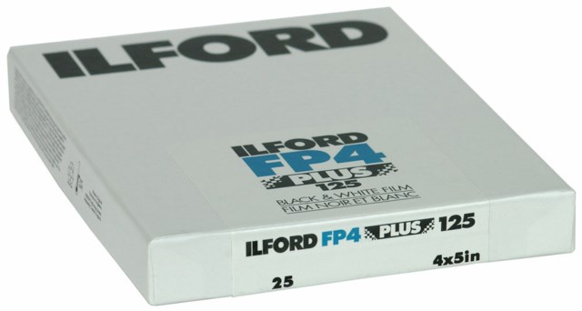 Ilford FP4+ 4" x 5" 25BLAD