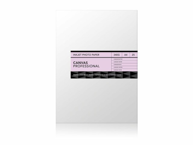 Scandinavian Photo Canvas Professional A4 340gr 25blad