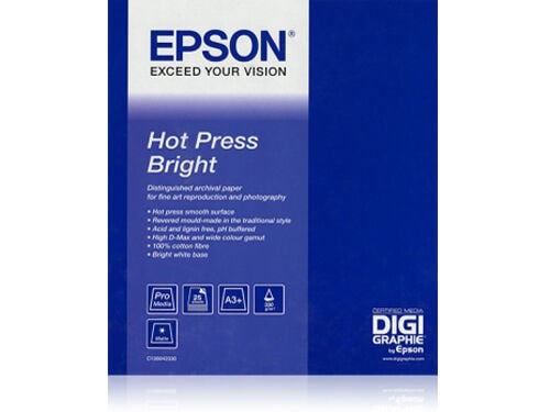 Epson Hot Press Bright Rulle 17" x 15m 330gr