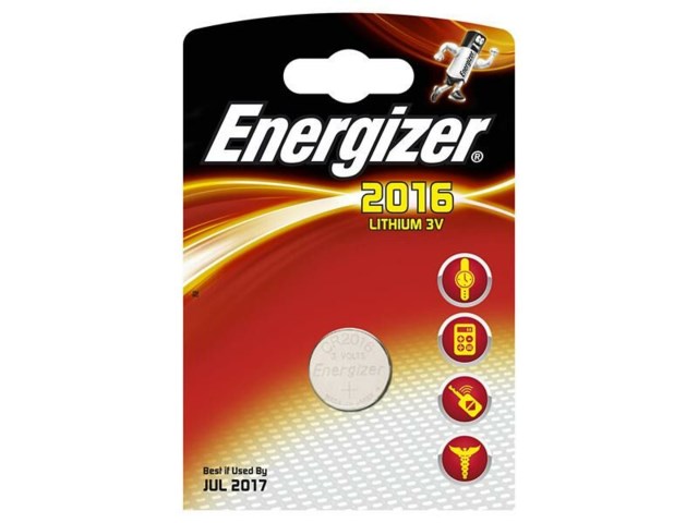 Energizer Batteri CR2016 lithium 3V