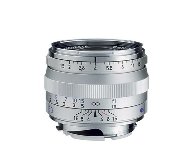 Zeiss C Sonnar T* 50mm f/1,5 ZM silver till Leica M