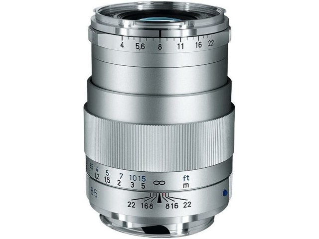 Zeiss Tele-Tessar T* 85mm f/4 ZM silver till Leica M