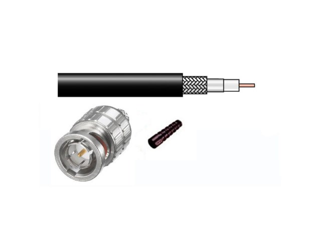 Cabletronic Koaxialkabel HD-SDI A1505 BNC-M-BNC-M 50m
