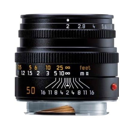 Leica Summicron-M 50mm f/2 svart till Leica M