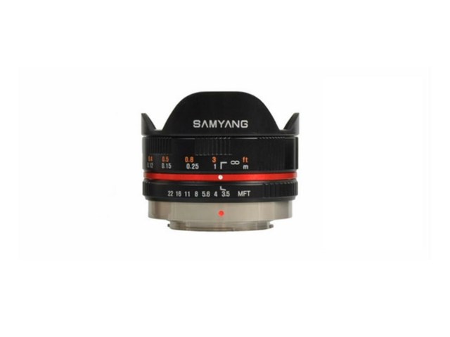 Samyang 7,5mm f/3,5 UMC Fisheye svart till Micro 4/3