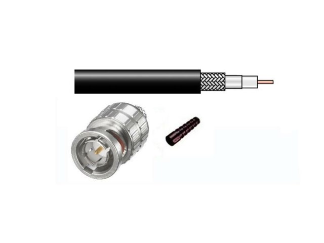 Cabletronic Koaxialkabel HD-SDI A1505 BNC-M-BNC-M 0,5m