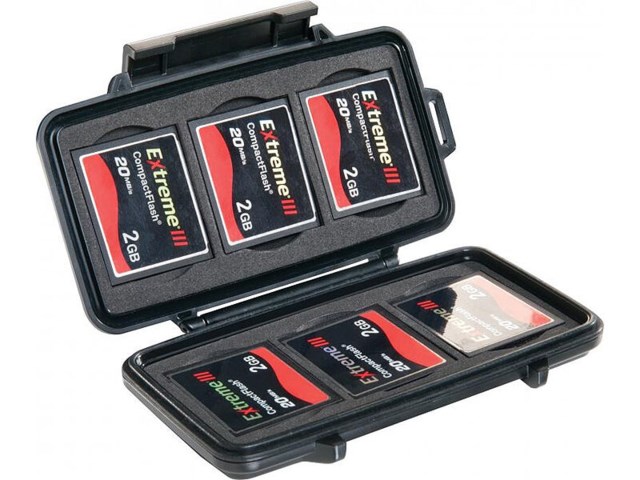 Peli Minneskortfodral 0945 CF Card Case svart