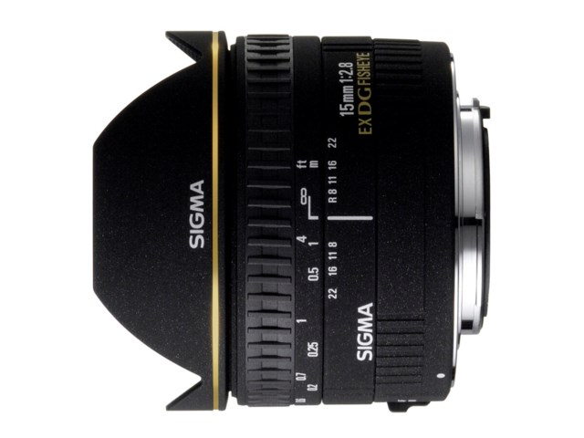 Sigma 15mm f/2,8 EX DG Diagonal Fisheye till Canon