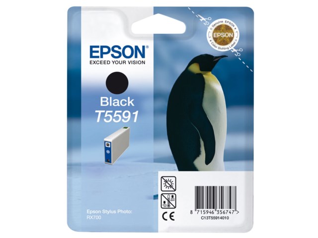 Epson Bläckpatron svart 13 ml T5591 till RX700