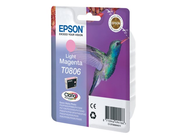 Epson Bläckpatron Claria ljus magenta 7,4 ml T0806