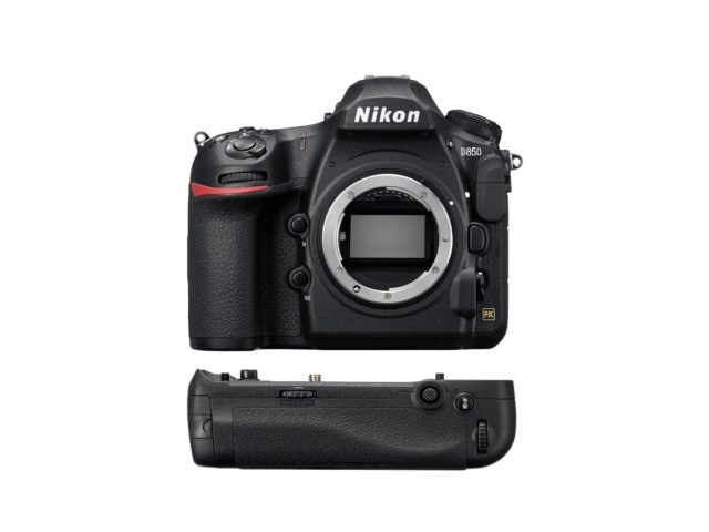 Nikon Nikon D850 kamerahus + MB-D18 batterigrepp (Använd)