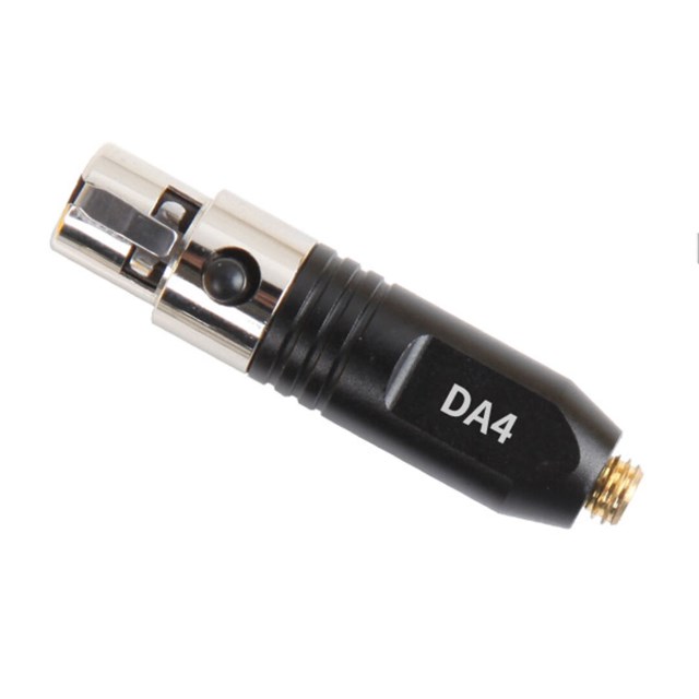 Deity DA4 Microdot-adapter för W.Lav (svart)