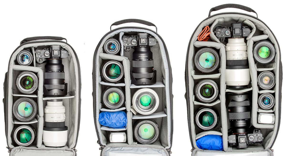 Jämförelse mellan kameraryggsäckar