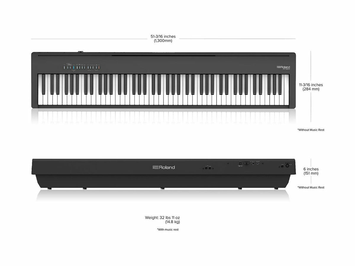 Roland F701 - Charcoal Black – Graves Piano Co.